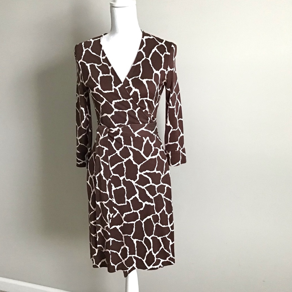 RARE Early 2000s Vintage Silk Wrap Dress ASO Lorelai Gilmore in Gilmore Girls - Picture 10 of 14